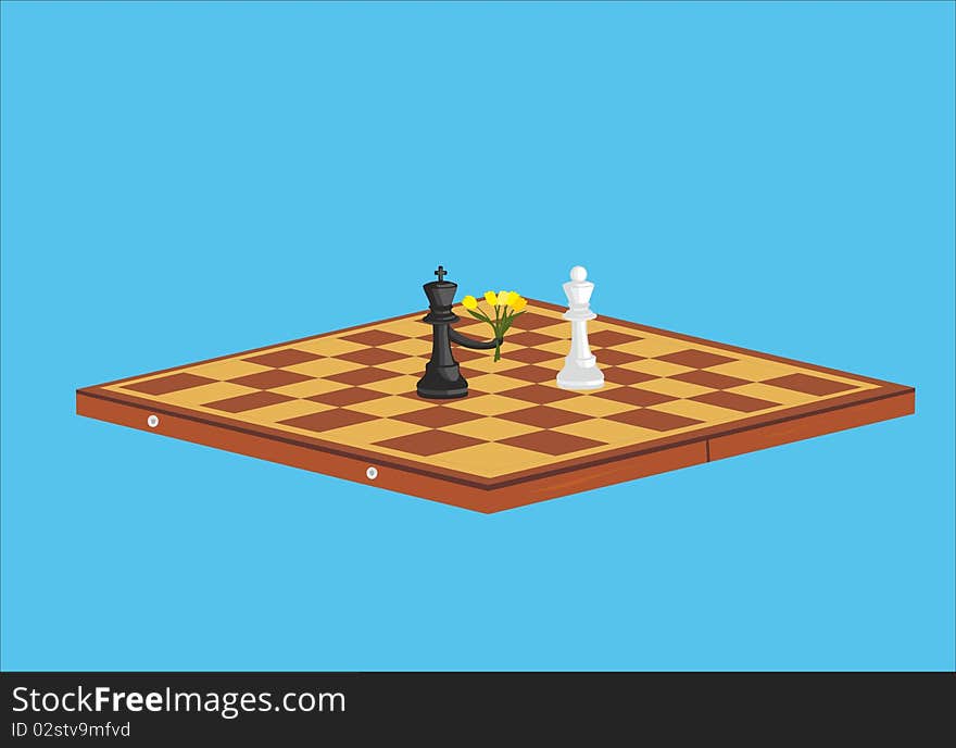 A truce entered in a chess game. A truce entered in a chess game