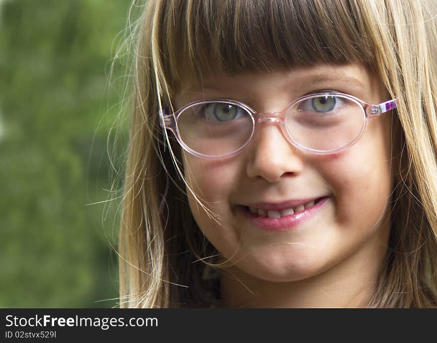 Portrait of little girl