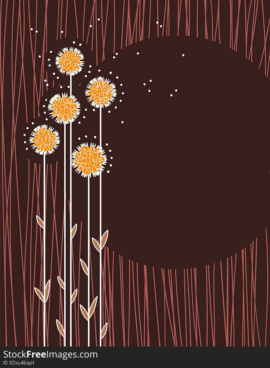 Floral vector background