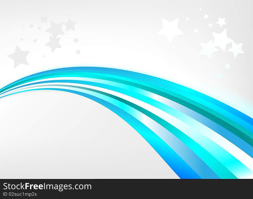 Abstract blue background. Clip-art