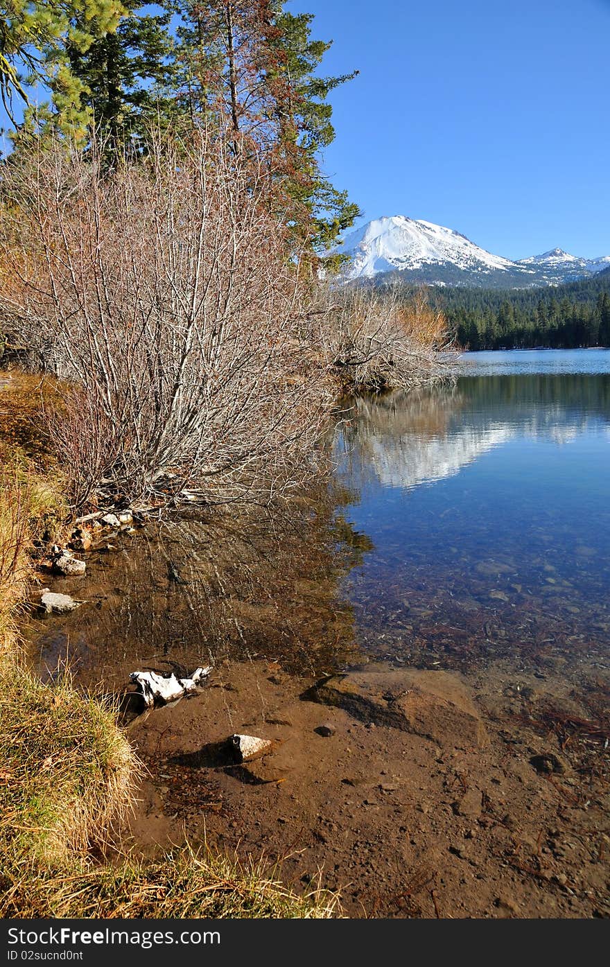 Mt. Lassen Above Manzanita Lake