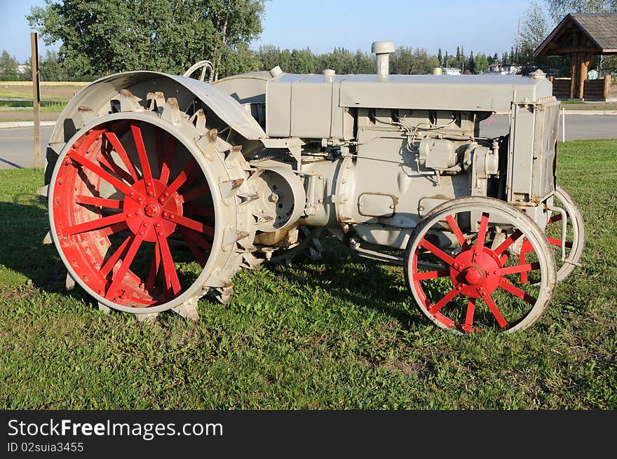 Vintage Tractor At Historic Farm