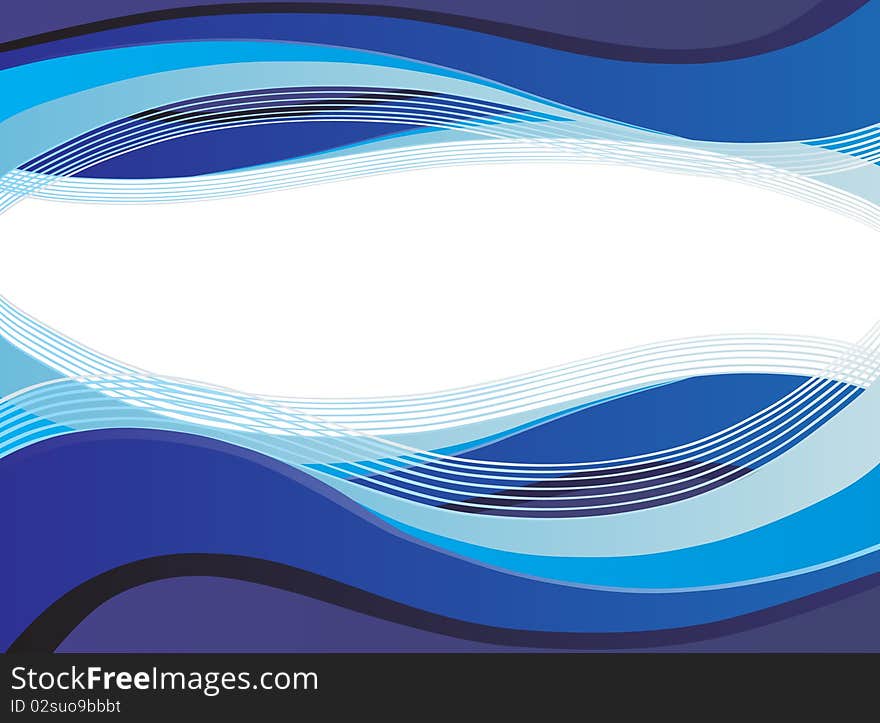 Blue abstract background with linen