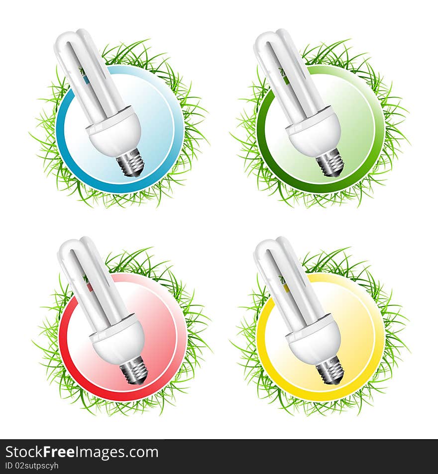 Economical bulb vector collection