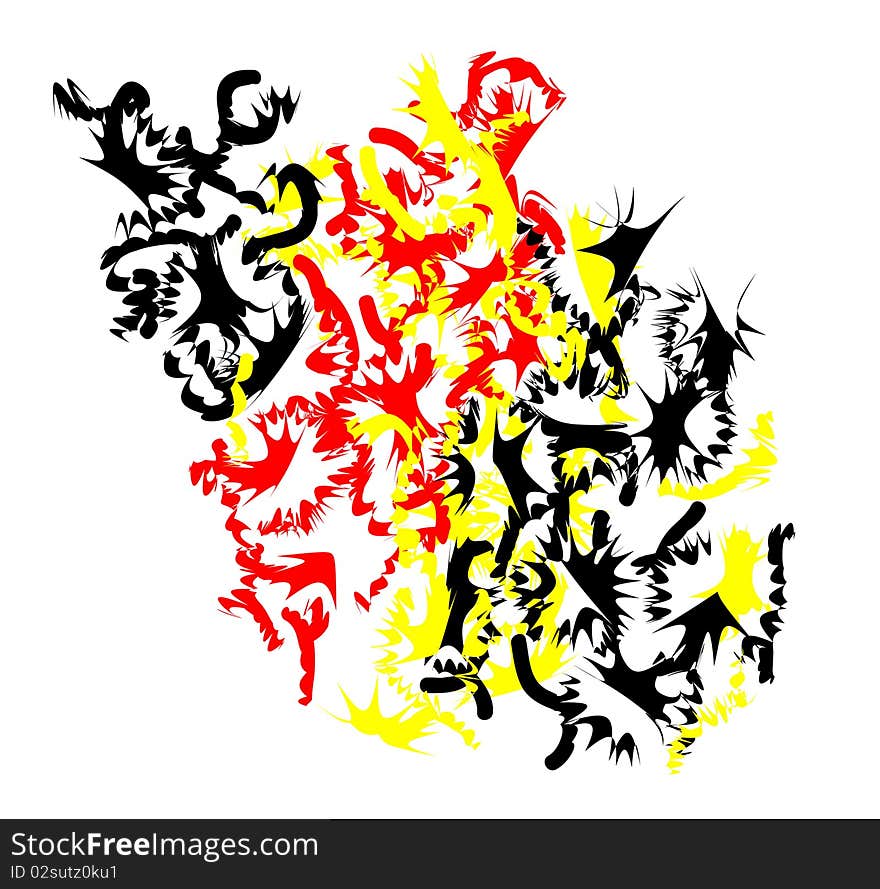 Abstract illustrations colorful background. Same colors. Abstract illustrations colorful background. Same colors