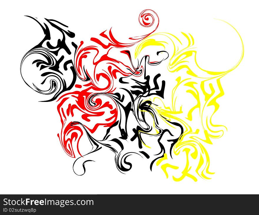 Abstract illustrations colorful background. Same colors. Abstract illustrations colorful background. Same colors