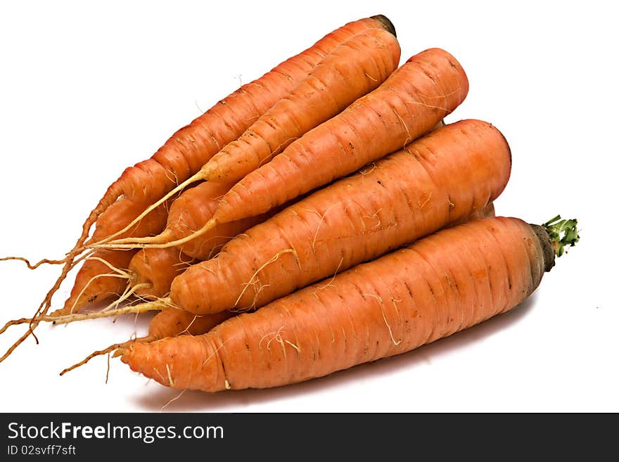 Carrot On A White Background