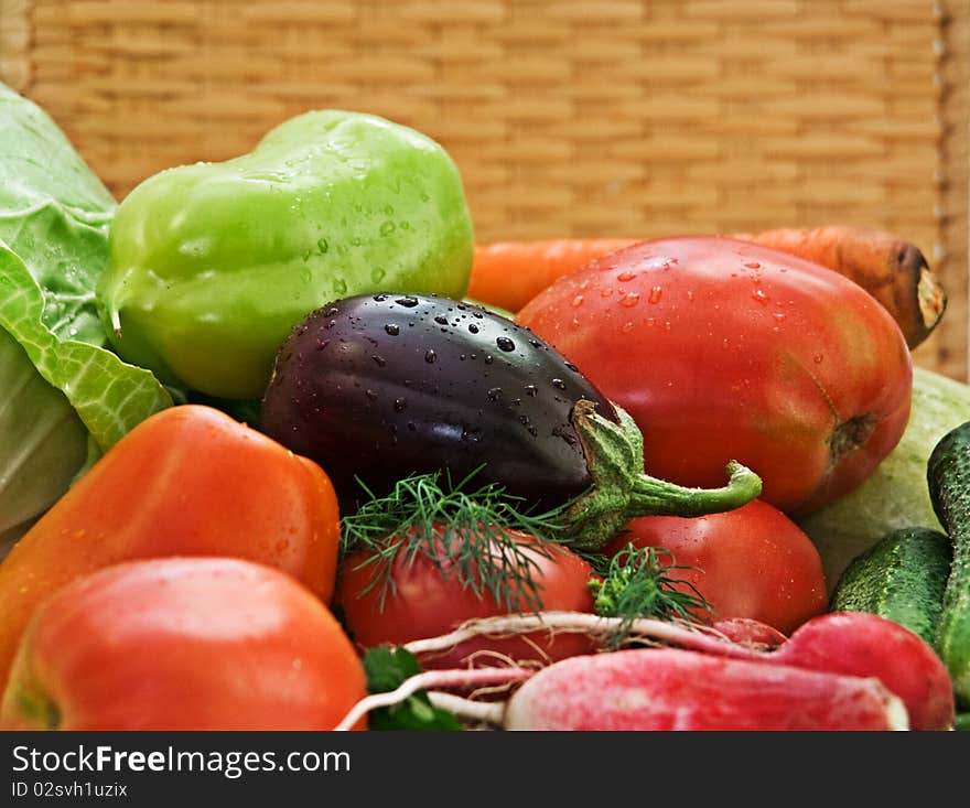 Fresh vegetables from the patch