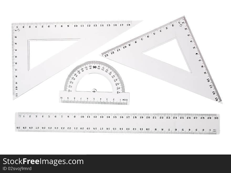 Plastic Rulers Set