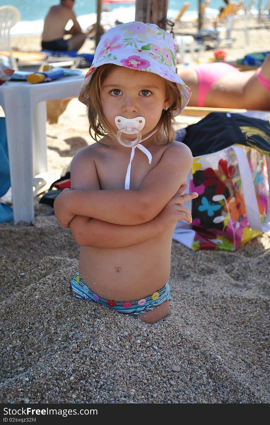 Child On The Beach