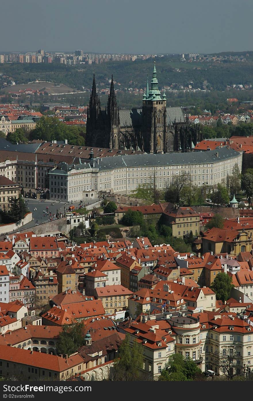 Prague Castel top view