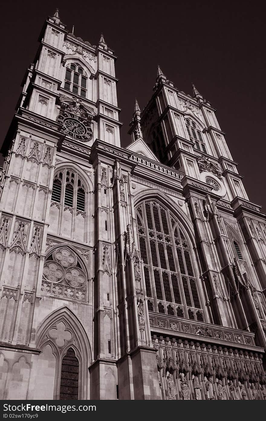 Main facade of Westminster Abbey