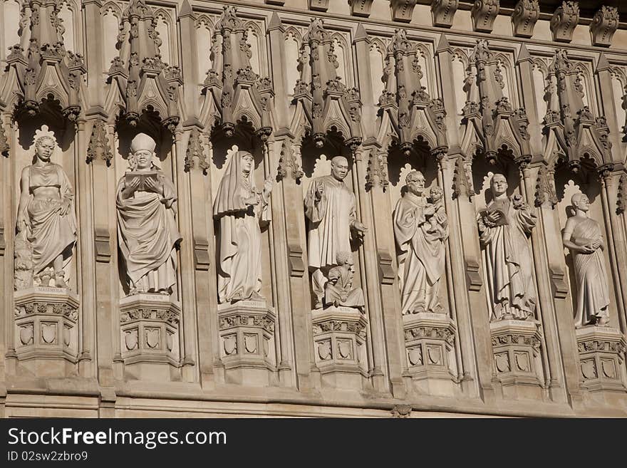 Westminster Abbey Church Facade