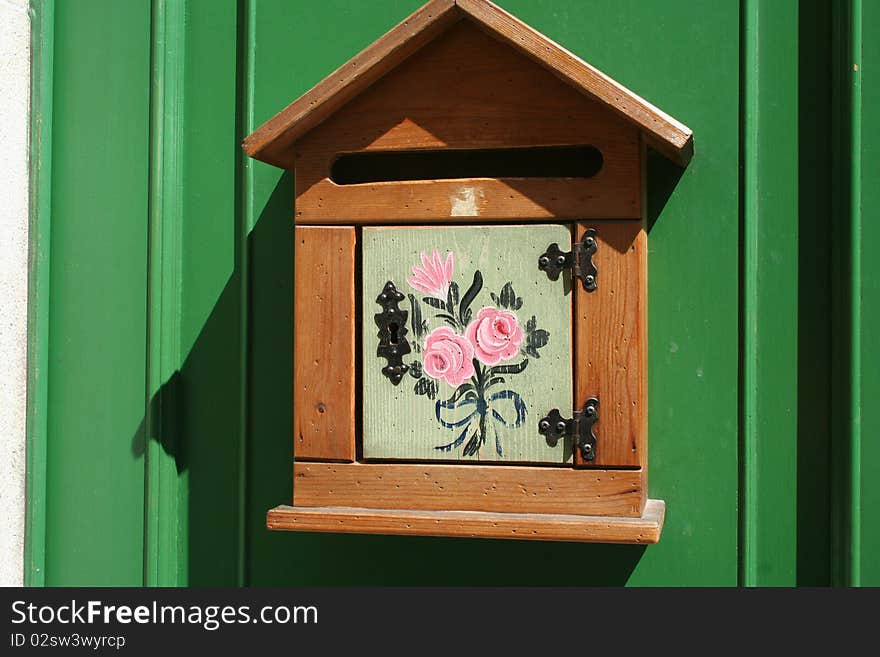 Cute mail box in a italian vilage