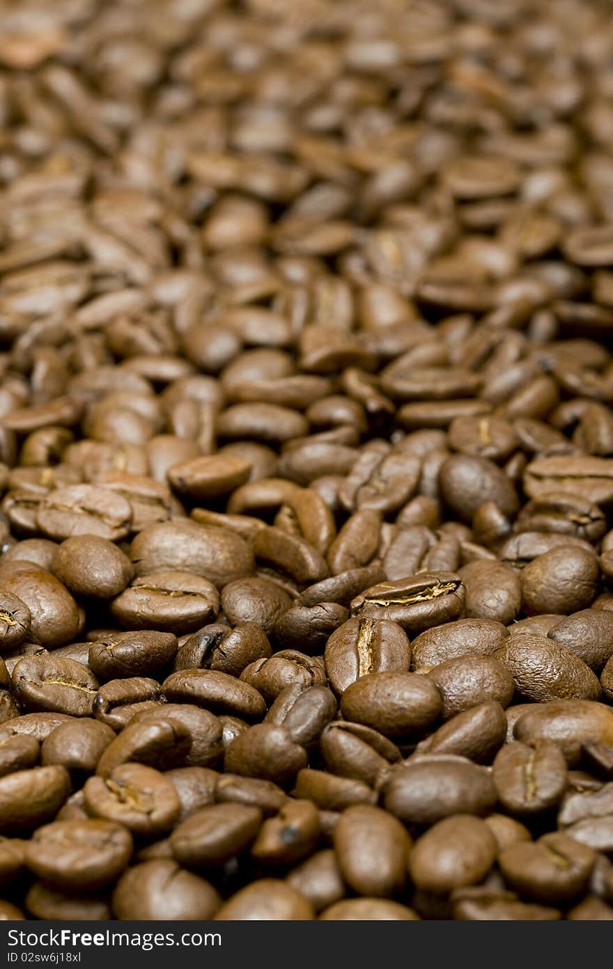 Brown Background with coffee bean