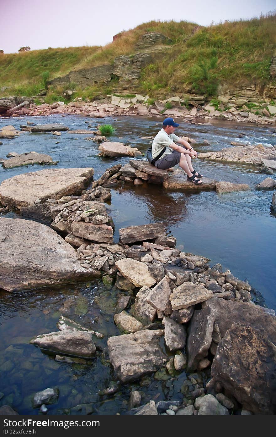 River stones