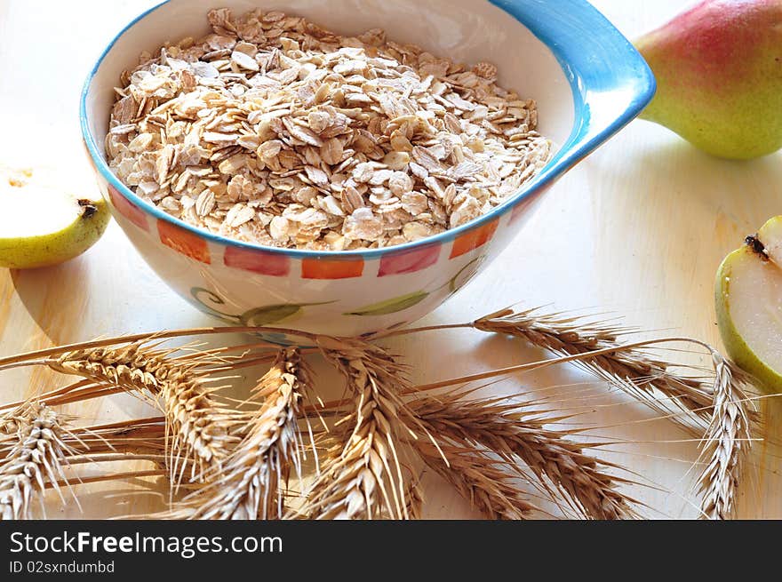 Groats of oat-flakes