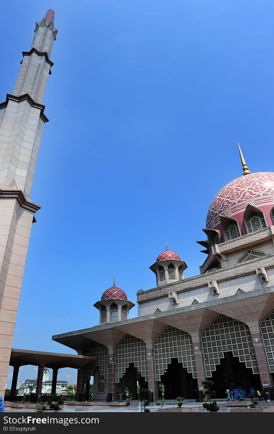 Mosque In Putrajaya,Malaysia