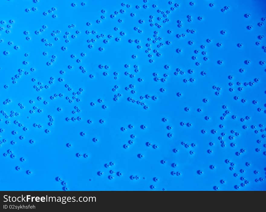 Blue water background with bubbles