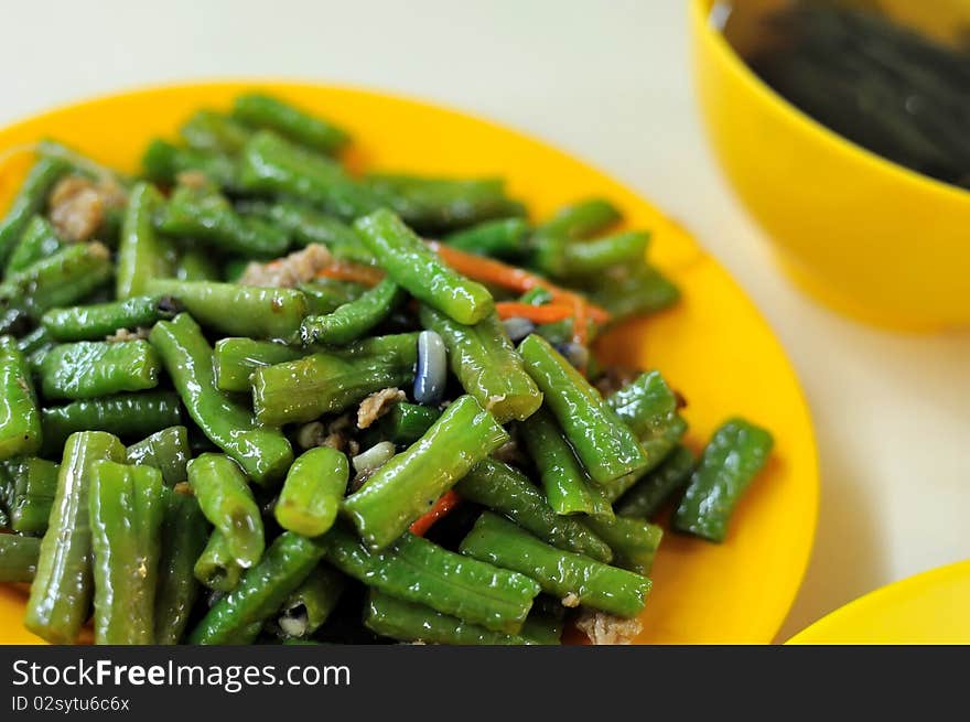 Healthy Vegetarian Long Beans