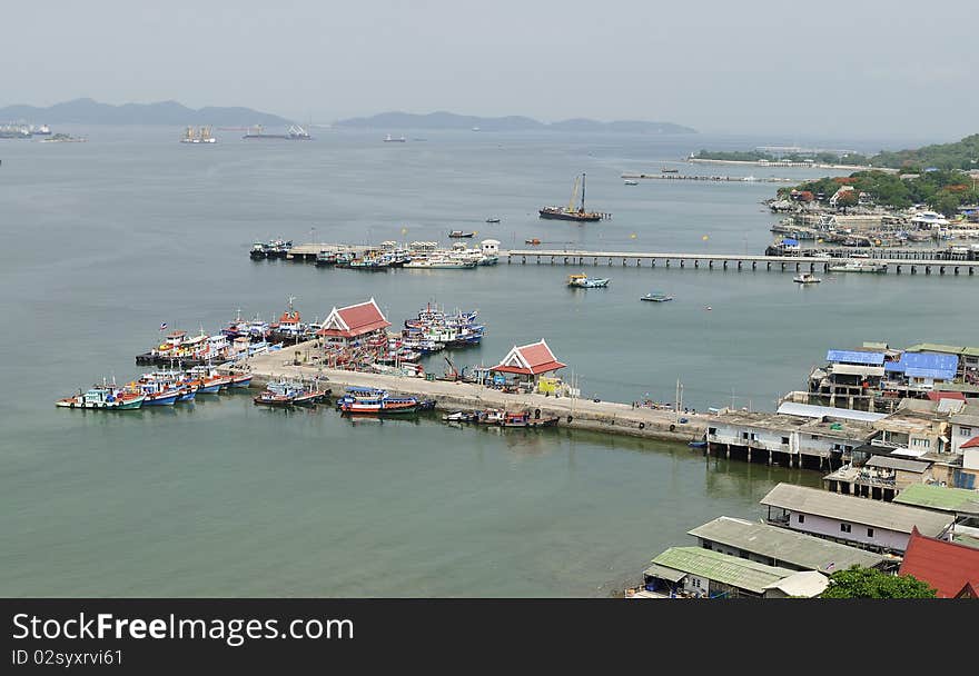 Harbor in Island