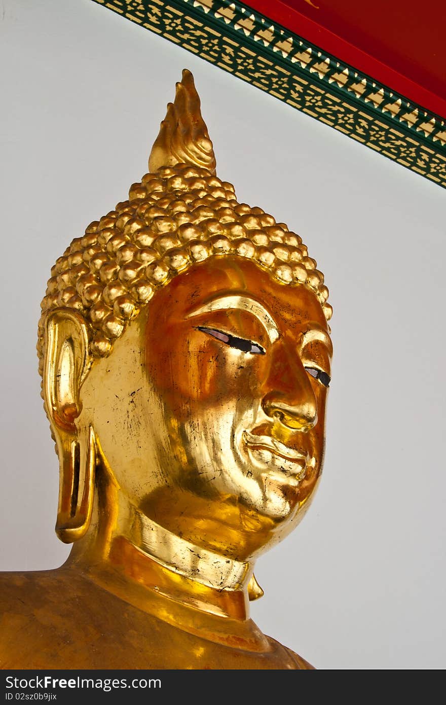 Buddha head.