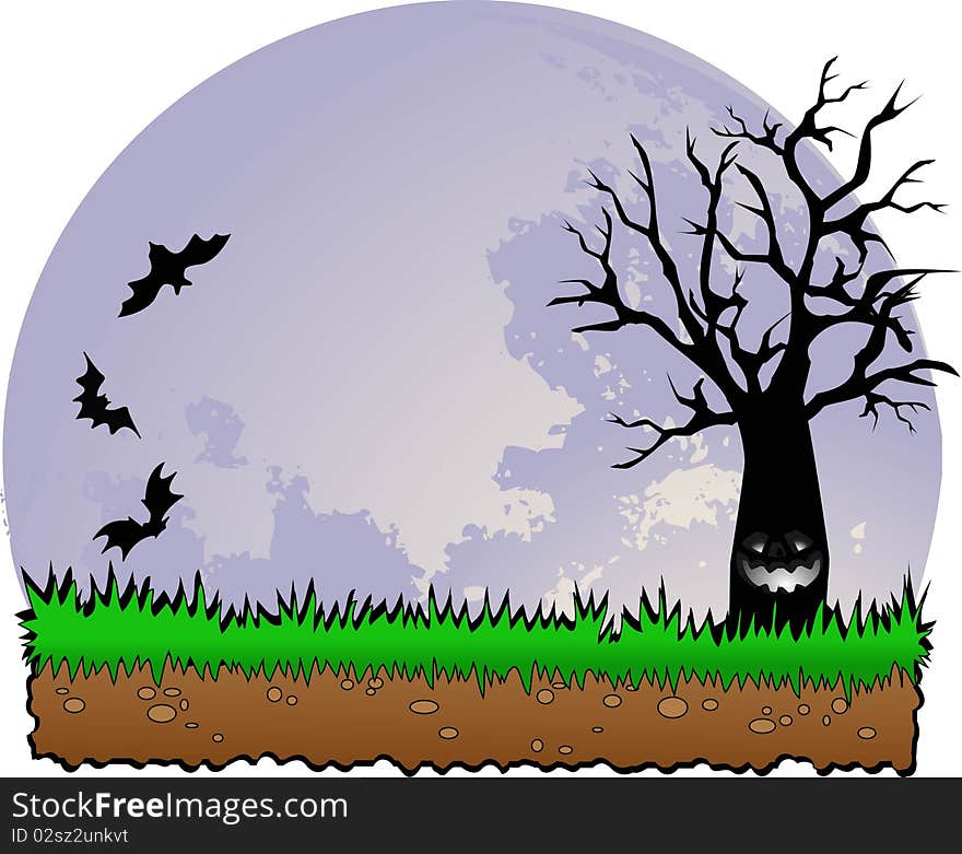 The Halloween designs image eps 8. The Halloween designs image eps 8