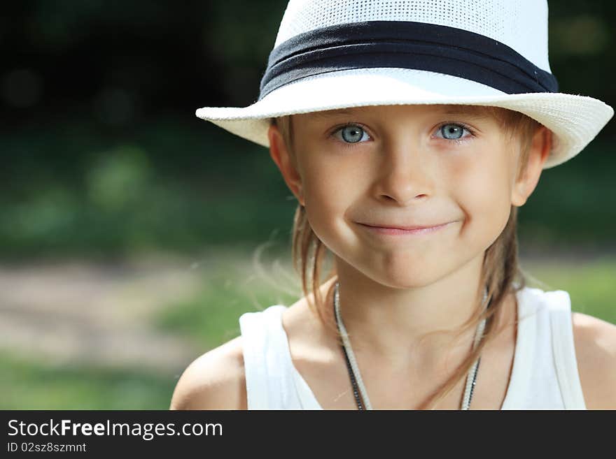 Boy in hat