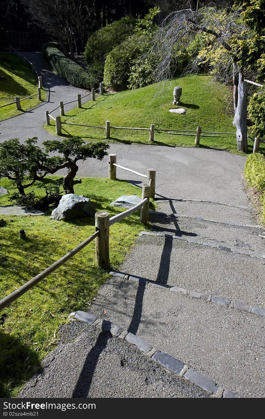 Japanese garden path