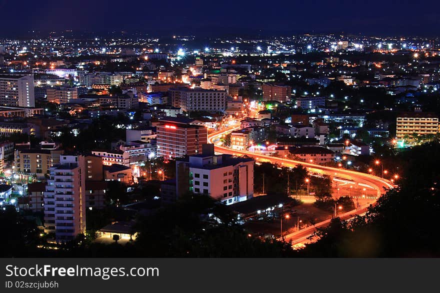 S Curve Freeway to Pattaya City