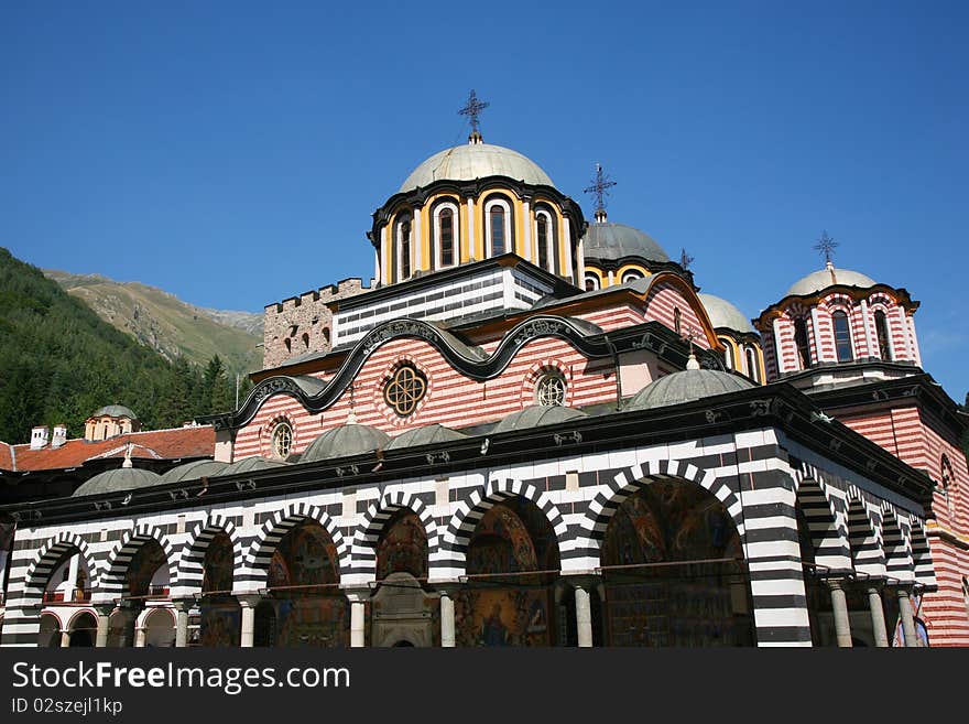 Monastery in the bulgarian mountain. Monastery in the bulgarian mountain