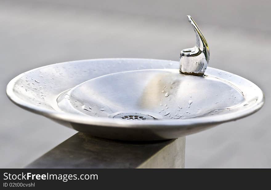 Shot of a Fountain with blurred background