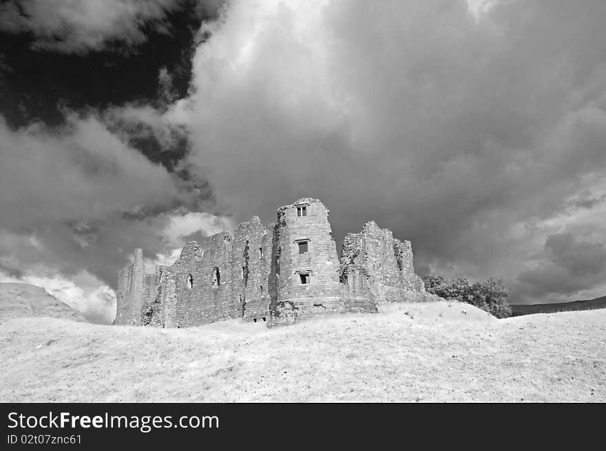 Sun on the castle