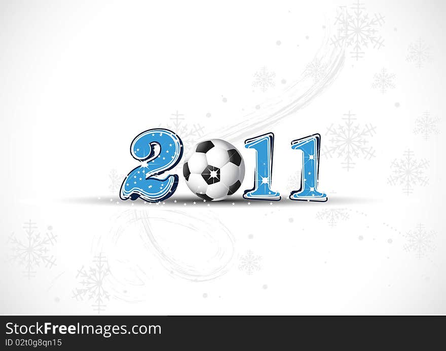 Abstract new year 2011 in white background Vector illustration design. Abstract new year 2011 in white background Vector illustration design