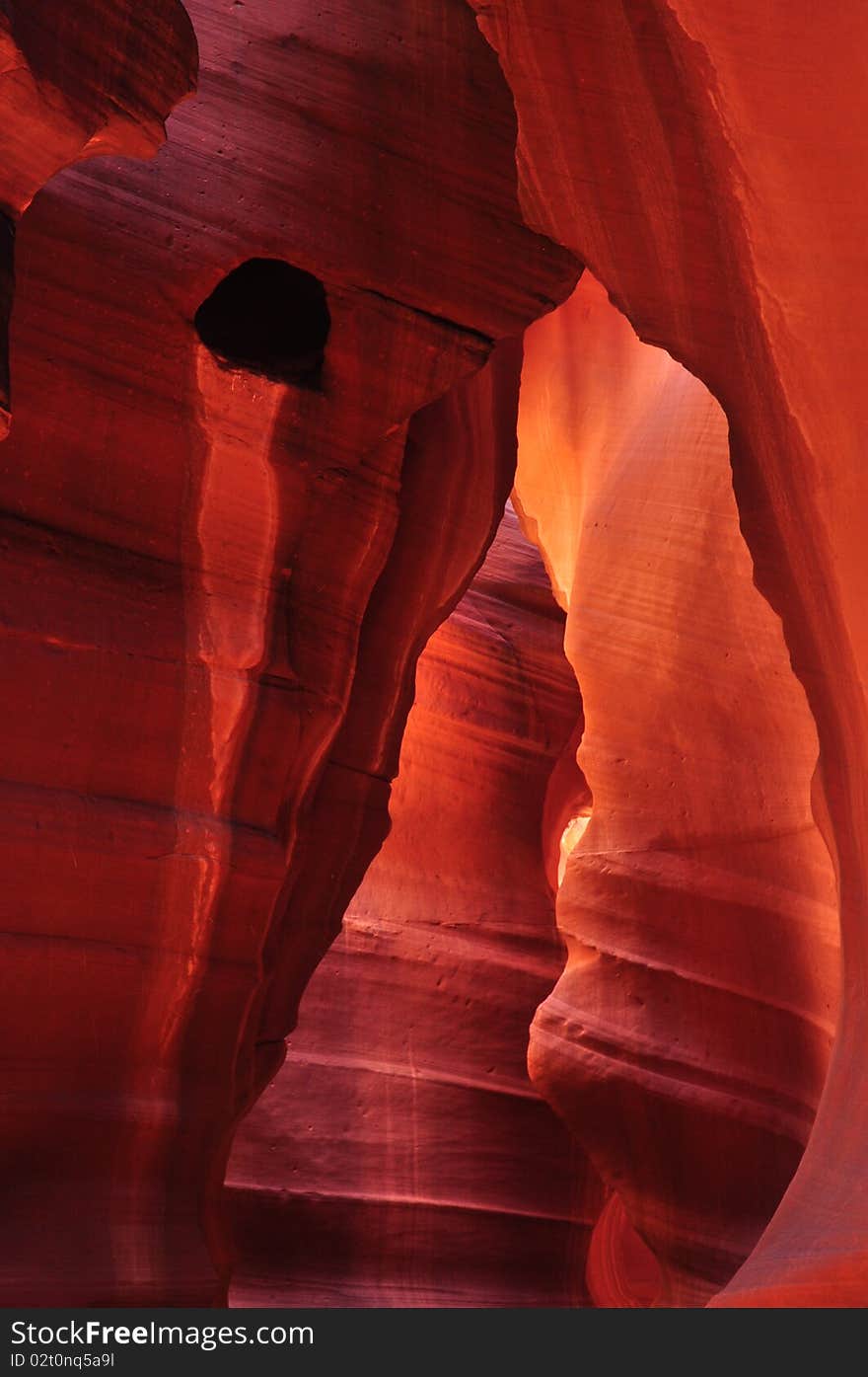 It was taken in Antelope Canyon - Page. Usa. Summer. It was taken in Antelope Canyon - Page. Usa. Summer.