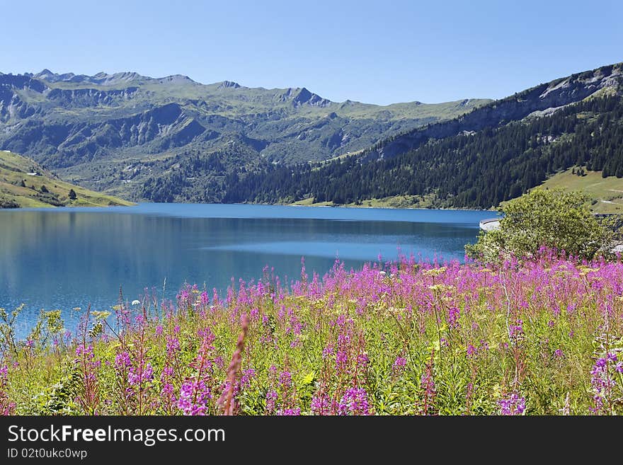 Mountain Lake in France