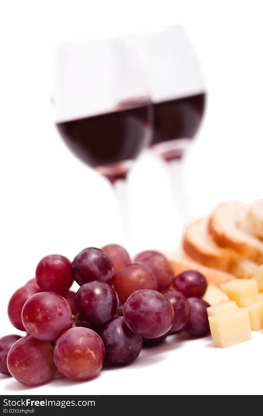 Wine and grapes