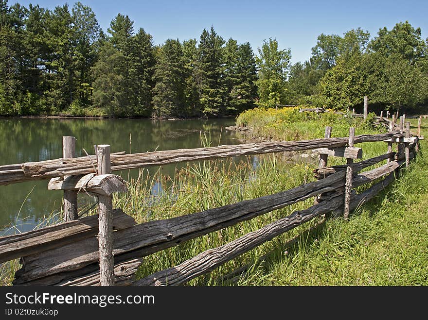 Summer landscape in Eastern Canada