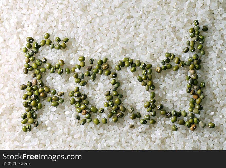 Rice and mung bean