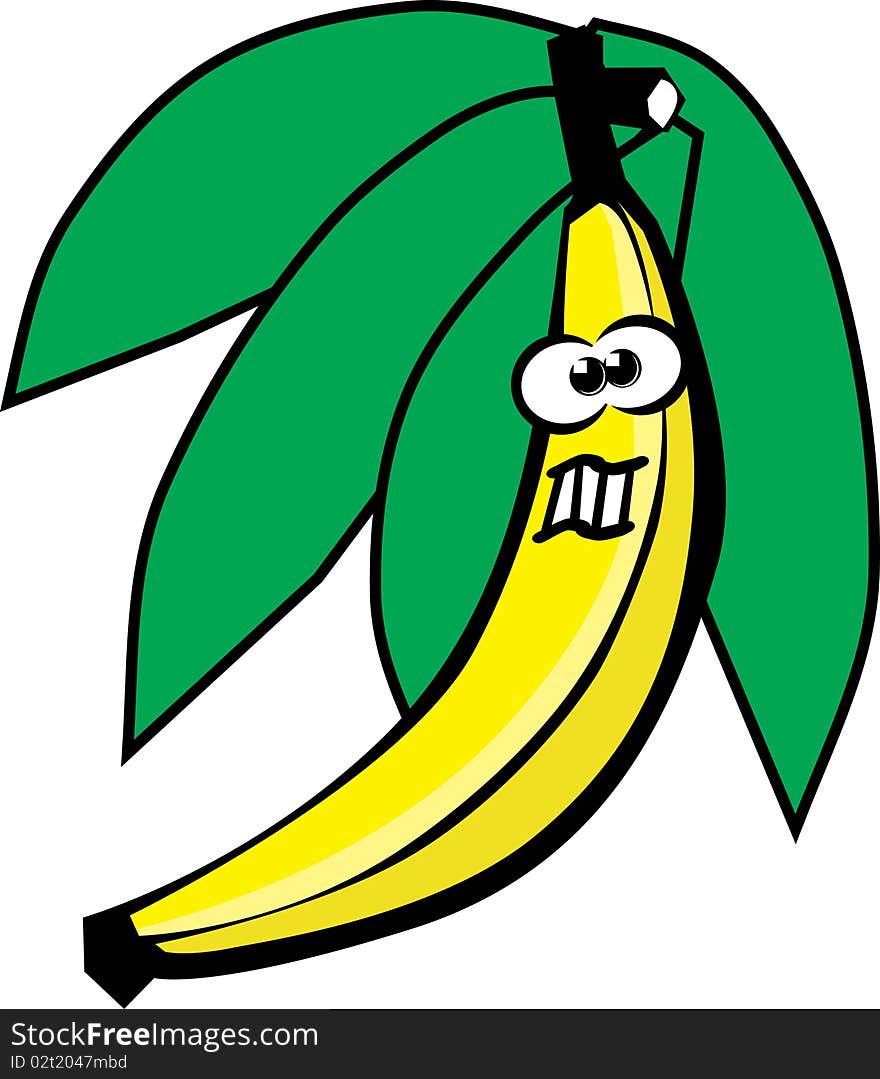 Banana cartoon