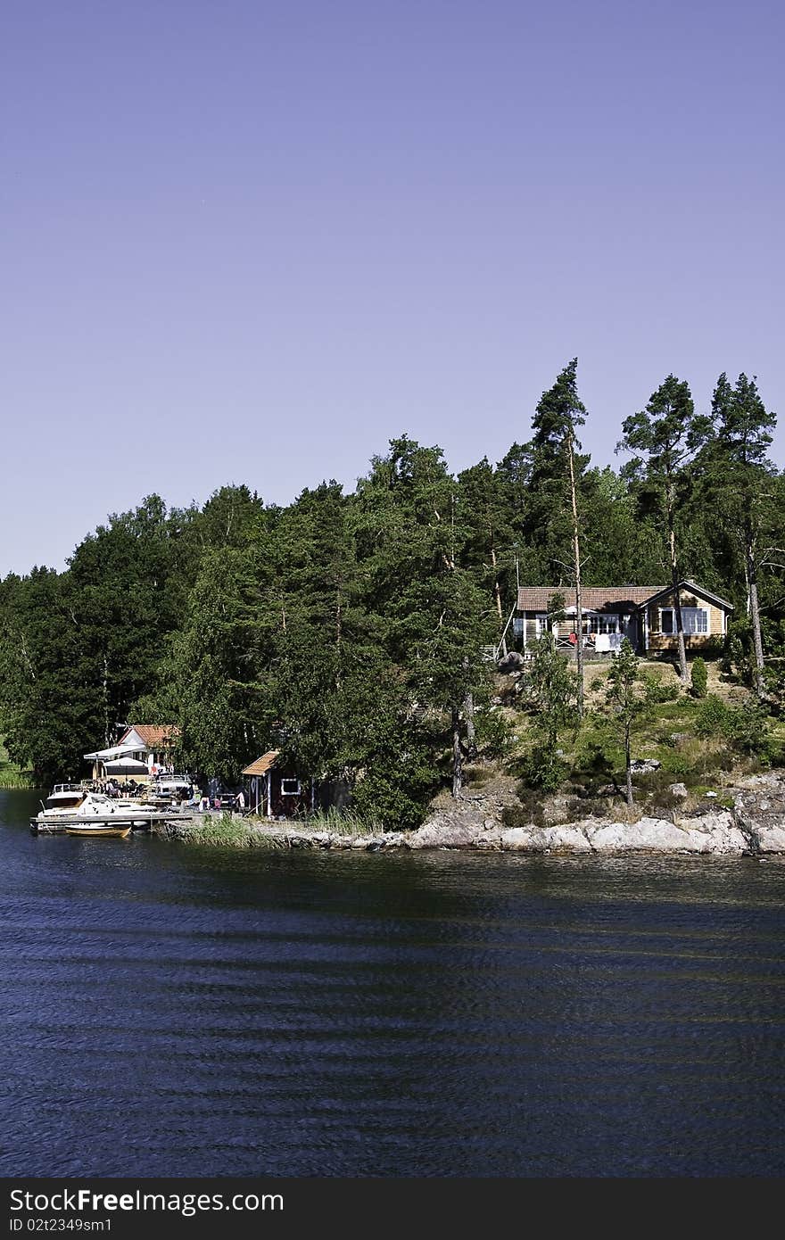 Swedish Archipelago in summer time