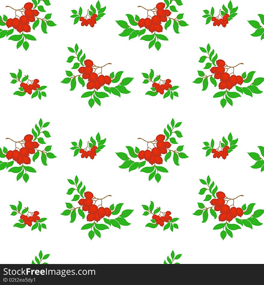 Ash seamless pattern