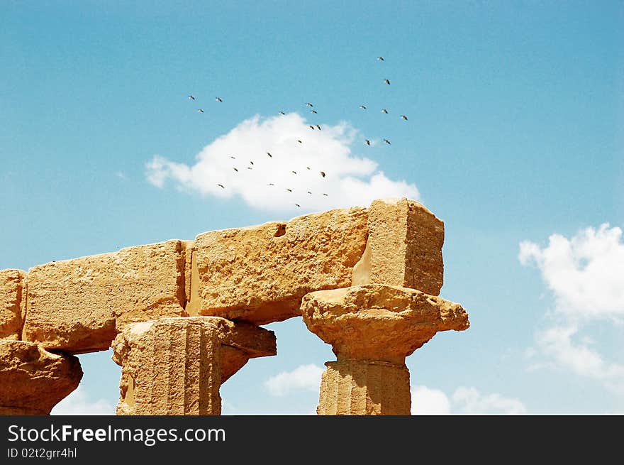 Valley of the Temples of Agrigento (Italy - Sicily). UNESCO Heritage. Valley of the Temples of Agrigento (Italy - Sicily). UNESCO Heritage