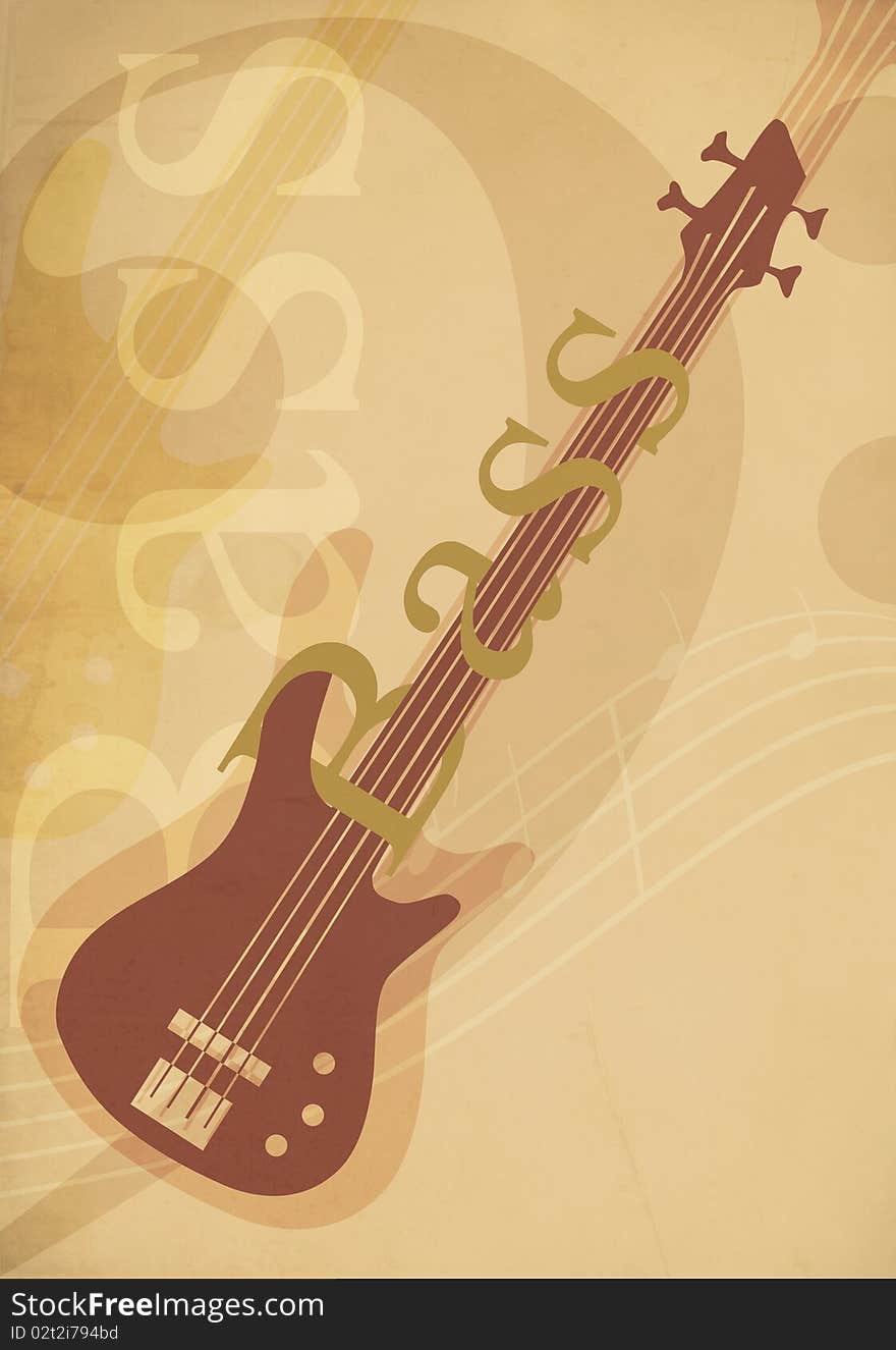 Background With Guitar