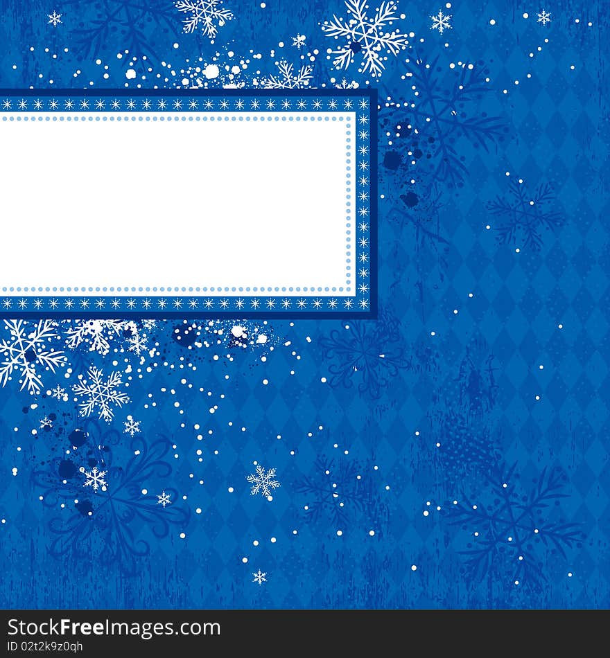 Blue christmas background