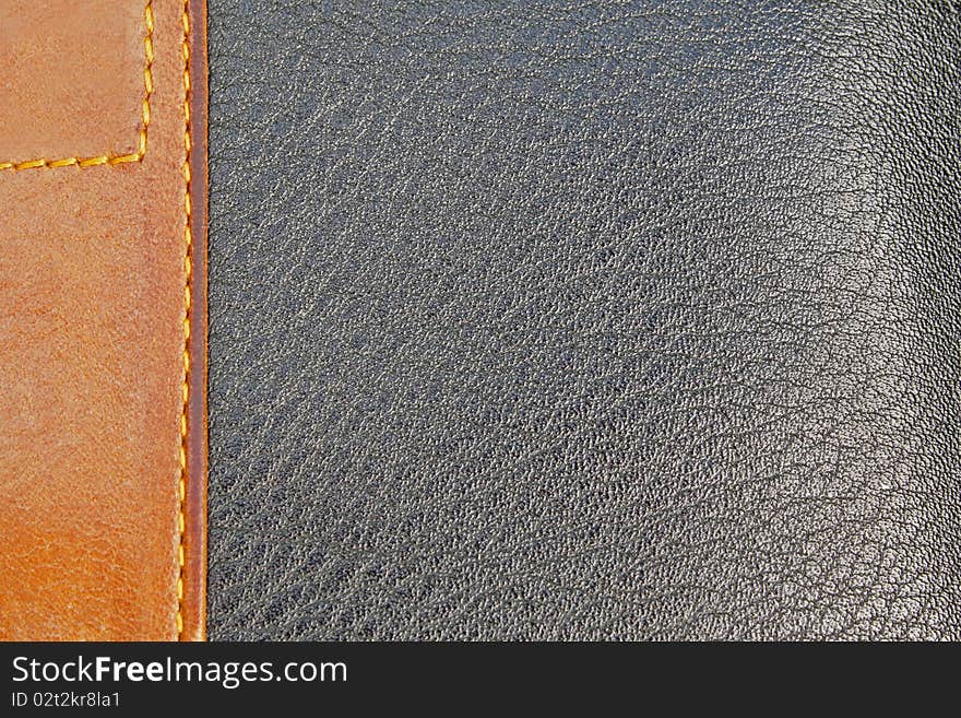 Closs up leather textured background