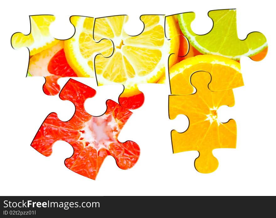 Mixed citrus fruit