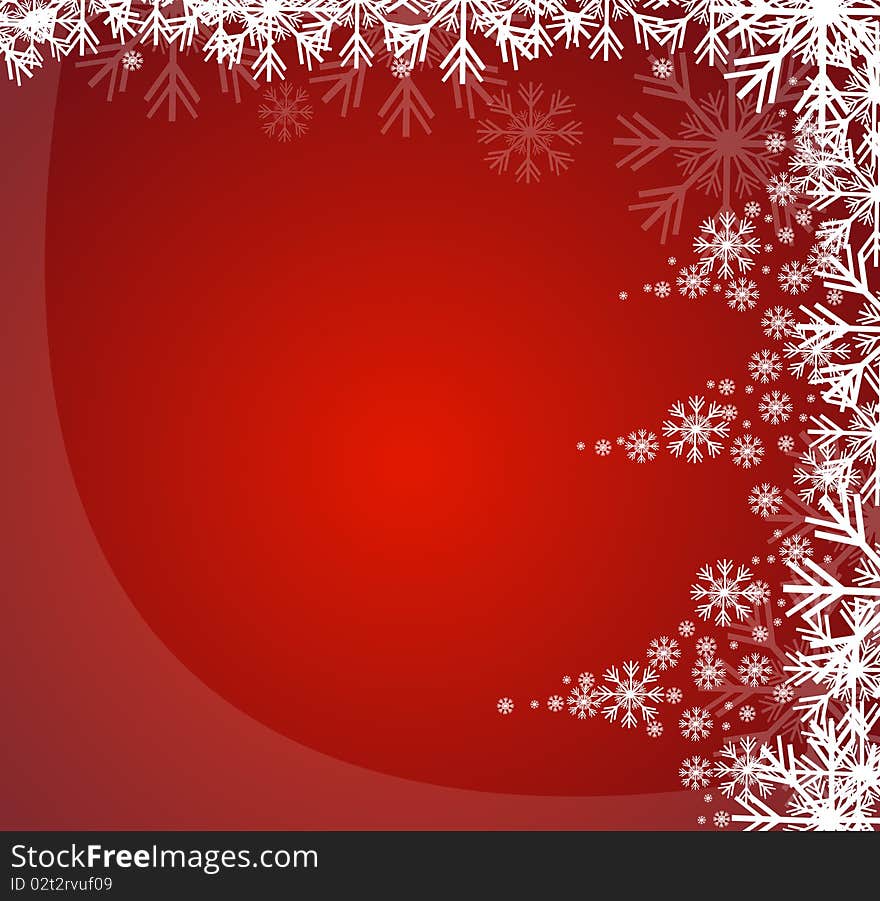 Christmas back ground in red color. Christmas back ground in red color