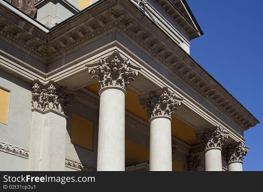 Corinthian Columns of St. Luigi Church, Milan