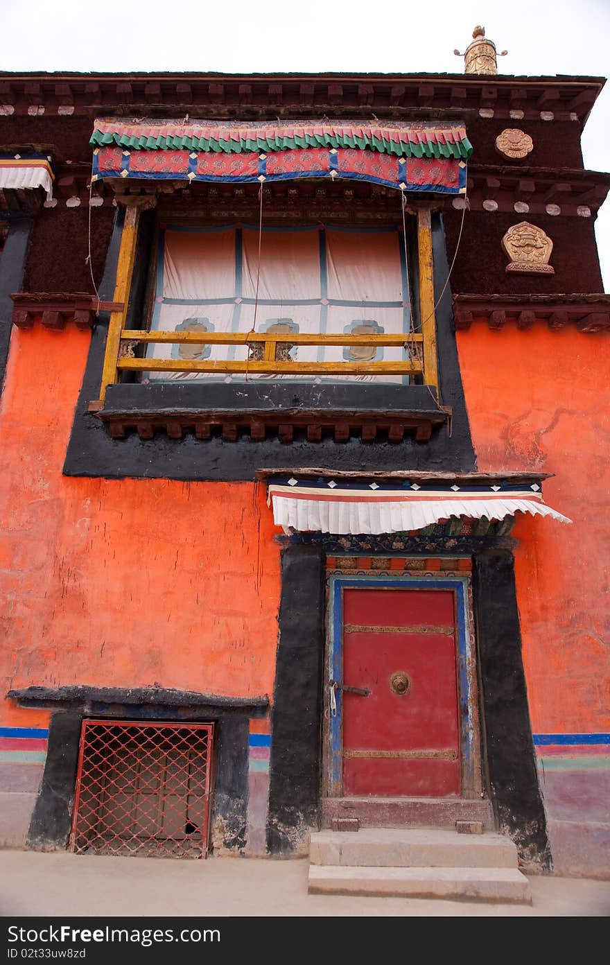 Close view of the potala palace in tibet of china. Close view of the potala palace in tibet of china